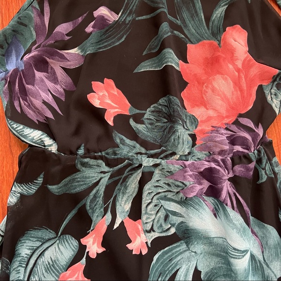 LuLu’s Tropical Open Back Maxi Dress - size SMALL - Picture 9 of 13